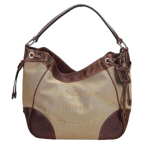 prada canapa shoulder bag|Prada shoulder bag vintage.